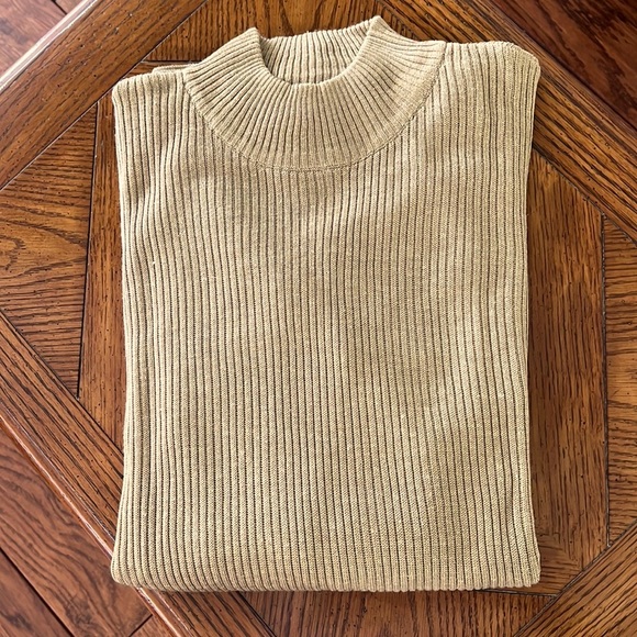 SALE! NWT Claiborne Mock Neck Lightweight Sweater - Picture 1 of 4